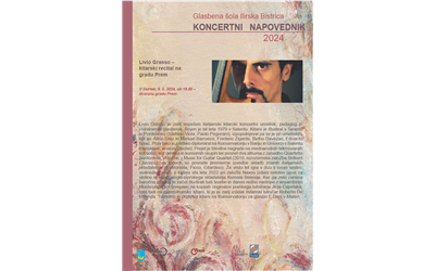 Livio Grasso – kitarski recital na gradu Prem, Koncertni napovednik 2024, št. 5